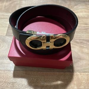 Authentic Ferragamo Leather Belt for Men